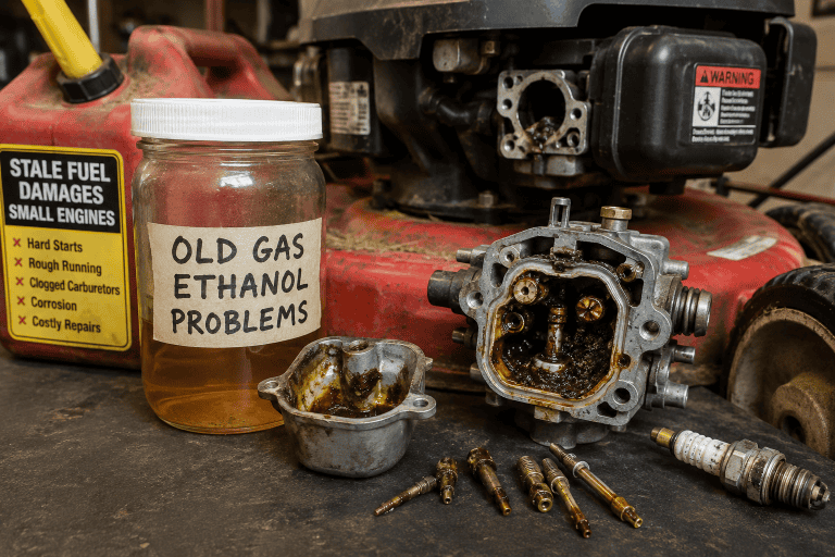 How Old Gas Damages Small Engines — And How to Prevent Costly Repairs